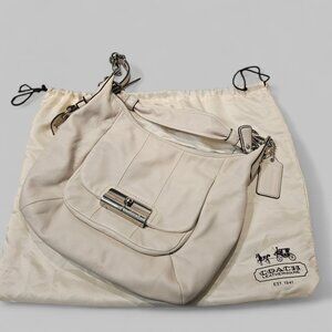 Coach Kristin Crossbody Hobo Ivory